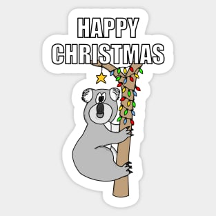 Australian Christmas 2020 Koala Cute Funny Sticker